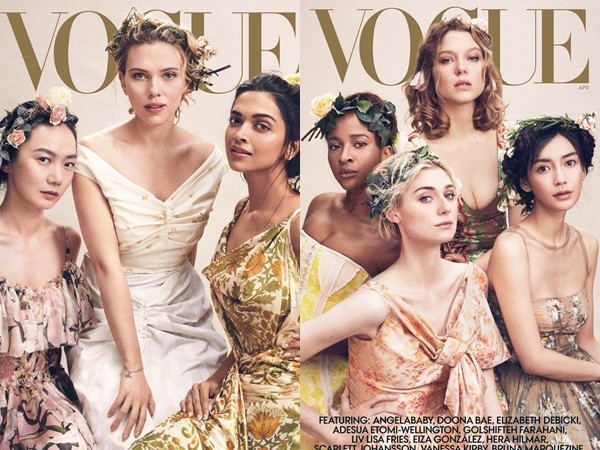 Scarlett Johansson, Angela Baby, Bae Doona... rạng rỡ trên bìa tạp chí Vogue Mỹ 