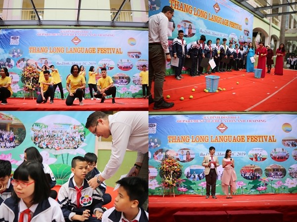 Học ngoại ngữ năng động như teen THCS Thăng Long (Hà Nội), có riêng một ngày hội để "khoe" tài!