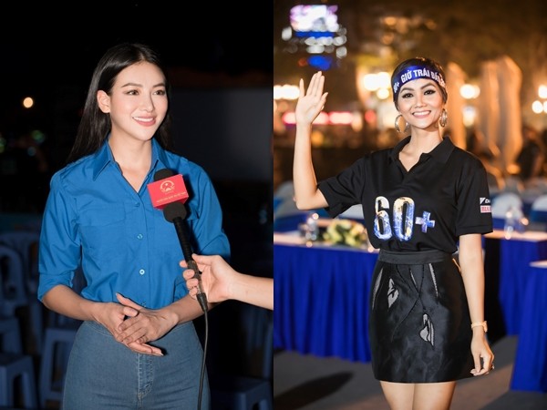 H'Hen Niê "rủ" Hoa hậu Trái Đất Phương Khánh cùng "tắt đèn" vào "Giờ Trái Đất 2019"