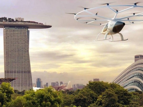 Có thật 100%: Sắp có taxi trực thăng bay chính thức trên bầu trời Singapore