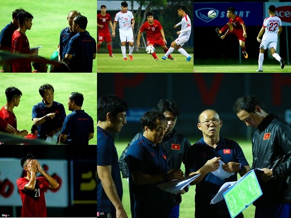 HLV Park phản ứng mạnh khi U23 Việt Nam không ghi bàn suốt 2 hiệp