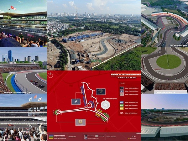 Những đoạn đường đua F1 đầu tiên tại Hà Nội đã thành hình