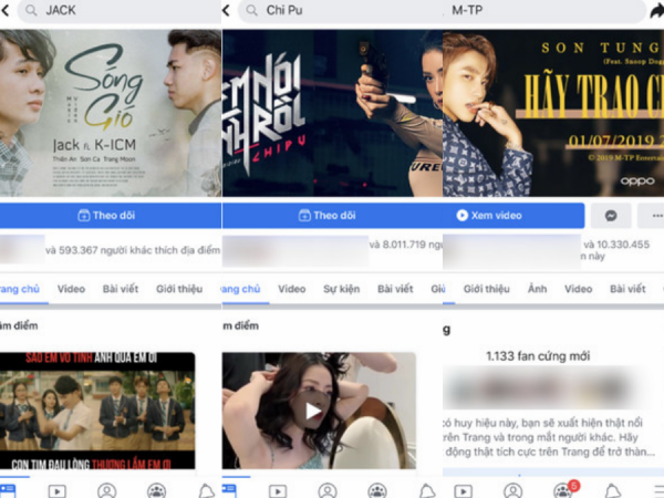 Sơn Tùng M-TP, Chi Pu, Jack & K-ICM: Những "nạn nhân" đầu tiên của việc Facebook giới hạn lượt like