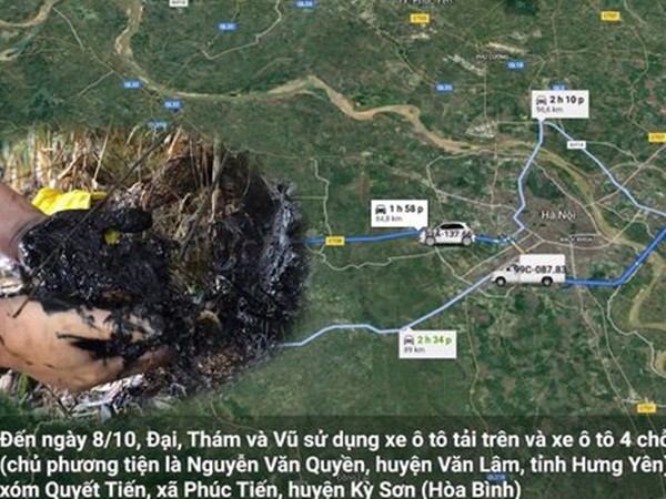 Manh mối nào khiến thủ phạm đổ chất thải “đầu độc” nguồn nước sông Đà bị bắt giữ?