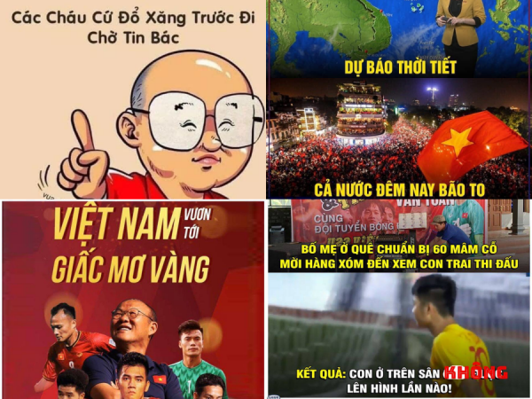 Cười "vỡ bụng" với loạt ảnh chế "cái kết có Hậu" ngày Việt Nam vô địch SEA Games 30