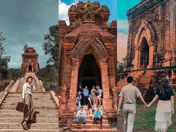Tháp Bánh Ít thu hút giới trẻ Việt check-in
