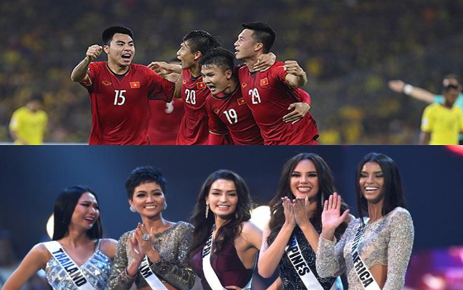 2018 - năm kì diệu của Việt Nam: Ngôi vương AFF Cup 2018 và Top 5 Miss Universe