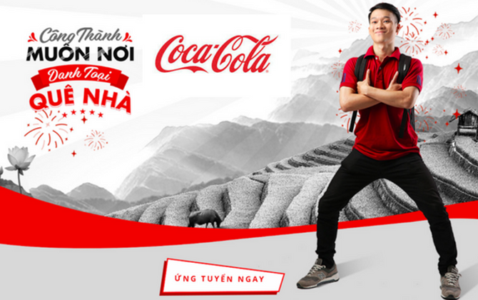 Coca-Cola Việt Nam tuyển dụng giám sát viên bán hàng
