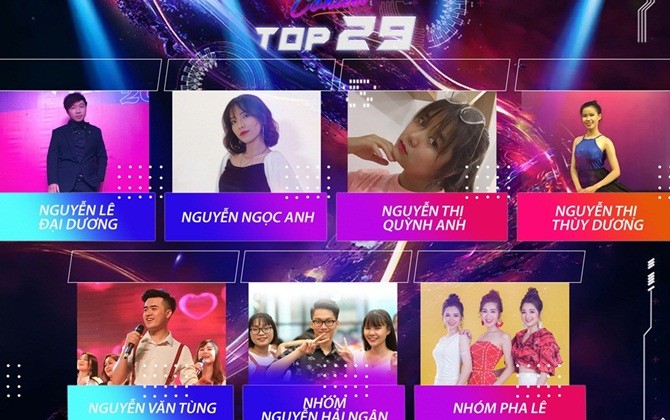 29 tiết mục xuất sắc lọt vào vòng Bán kết VOV’s Kpop Contest